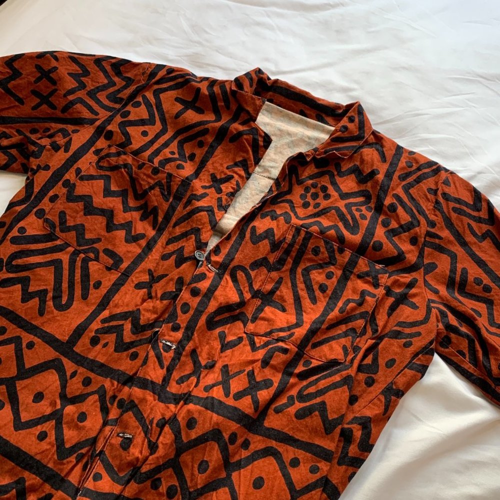 Handmade African-inspired Design Shirt - Picture 2 of 5